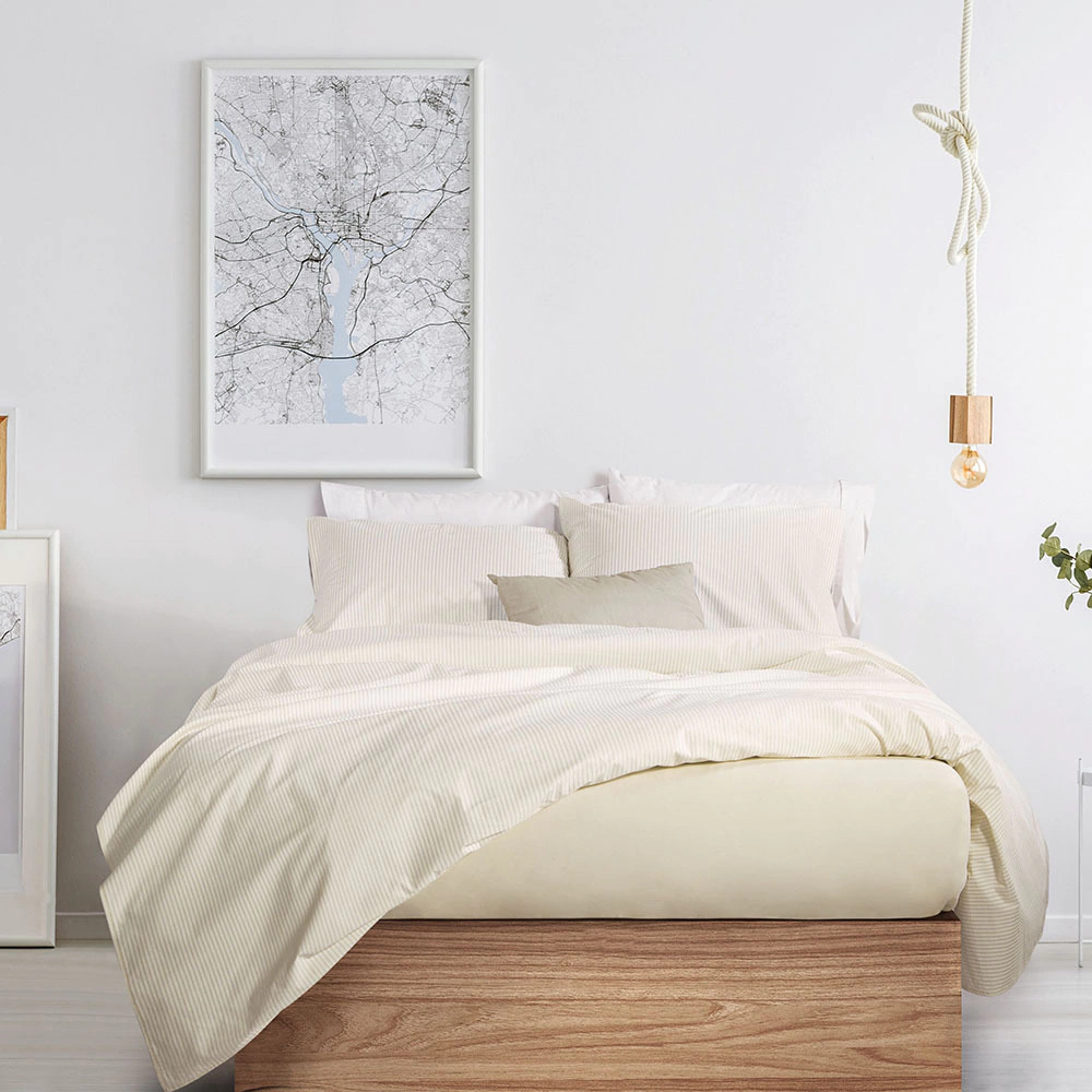 Sábanas Queen Palette Lines 100% Algodón 180 hilos