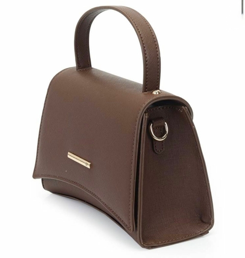 Bolsa Top Handle Estruturada - Café