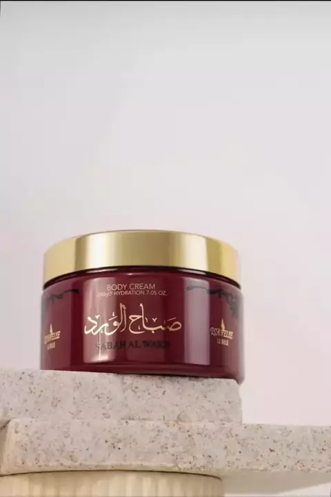 Creme Hidratante Corporal Sabah Al Ward – 200g (Feminino) – Isabelle La Belle