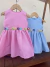 Vestido cavado com florzinha de gripe na cintura - comprar online