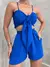 Conjunto Feminino Duna Short e Cropped de Alça e Amarração Ariane - comprar online