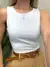 Cropped em Suplex Regata Maju Ref. 594 Cor:Branco - comprar online
