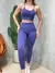 Conjunto Fitness em Poliamida Top Alça Fina e Calça Levanta Bumbum na internet