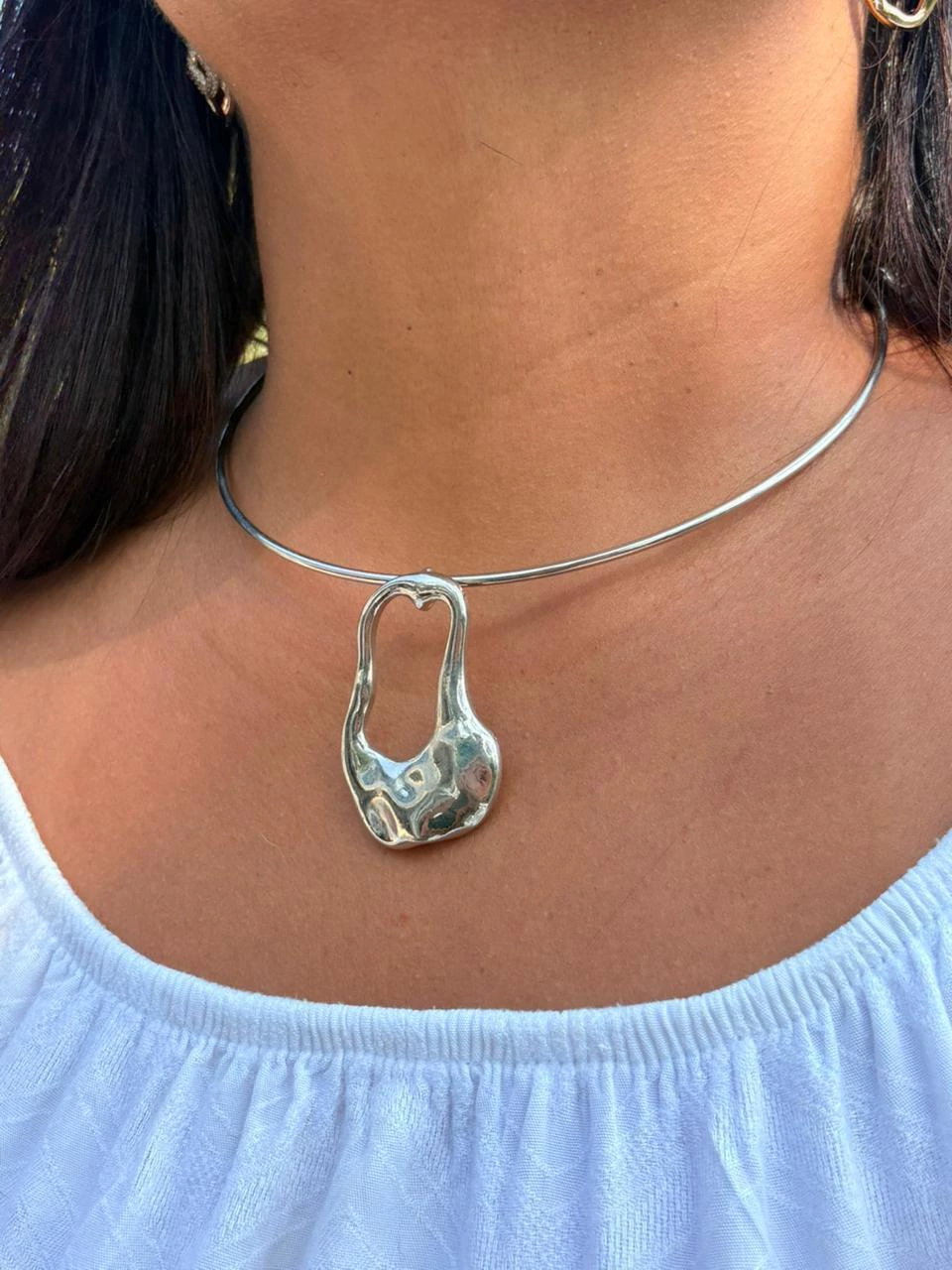 Colar Aro prata