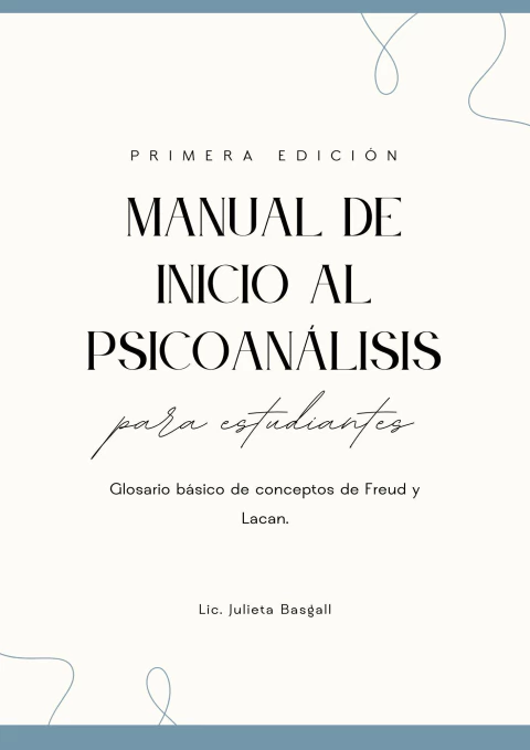 Manual de psicoanálisis para estudiantes
