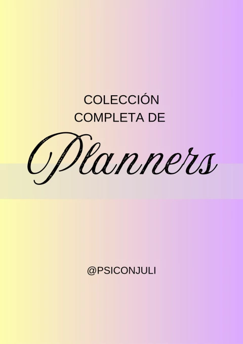 Pack de planners Estudiantil - comprar online