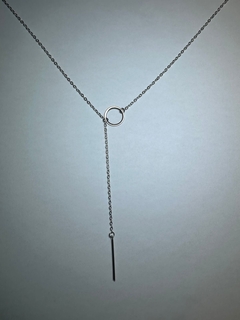 Colar Gravatinha circulo Vazado na internet