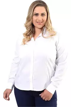 Camisa Social Branca Plus Size na internet