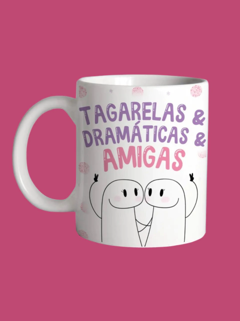 Caneca Flork | Tagarelas, Dramáticas e Amigas! (325ml) - comprar online