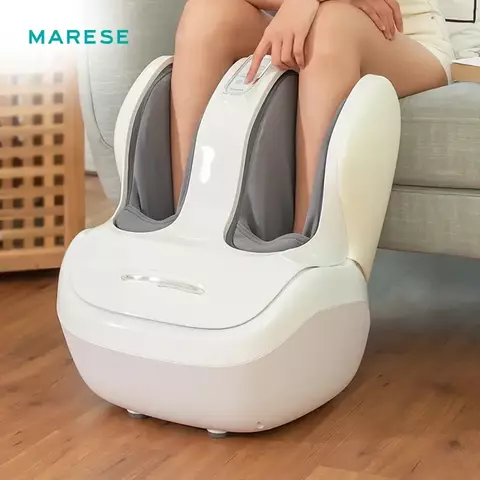 Massageador Elétrico Premium para Pernas e Pés com Aquecimento, Compressão de Ar e Shiatsu 3D