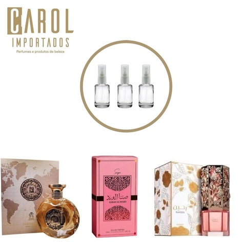 KIT 5ML ÁRABE RANEEN + CLEOPETRA + SABAH SUGAR