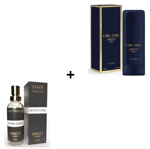 15ML DIVIN GRIL ISABELLE PERFUME + CREME COOL GRIL ISABELLE ÁRABE - FEM. 200ML