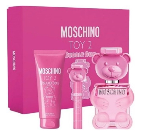 KIT MOSCINO TOY 2 BUBBLE GU EAU DE TOLEITTE FEM.