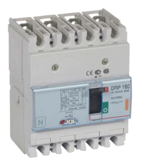 420055 Legrand DPX3 160 - Interruptor TM REG 4P100A 25kA