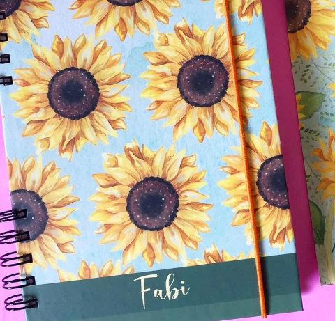 Caderno A5 - Cores da Camila
