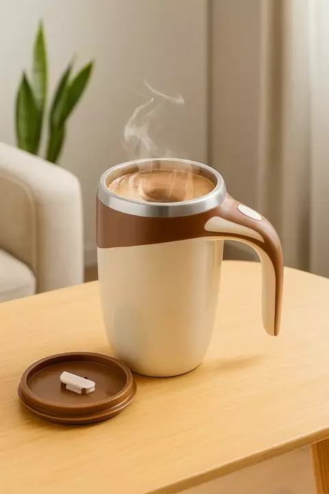 Taza Autoagitable Magnética