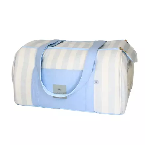 Bolsa Avião Tecido Pata Chic - Linn Azul - comprar online