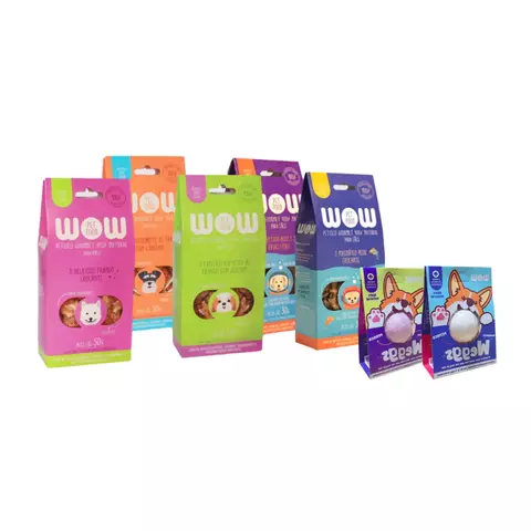 Kit de Petiscos Naturais para Cães: Frango + Peixe + Weggs - comprar online