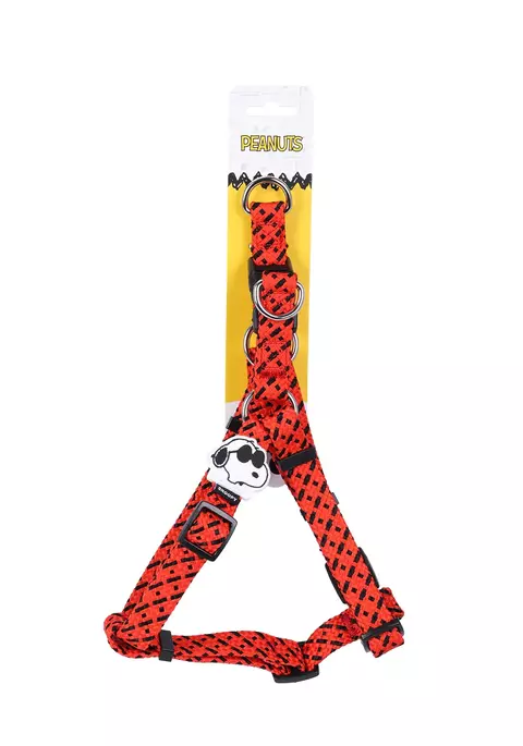 Peitoral Pet Pequeno Ajustável em Poliéster Snoopy