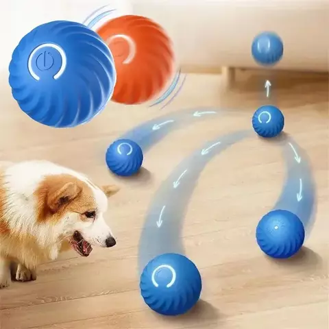Bola de brinquedo inteligente para cachorro, brinquedo interativo eletrônico pa