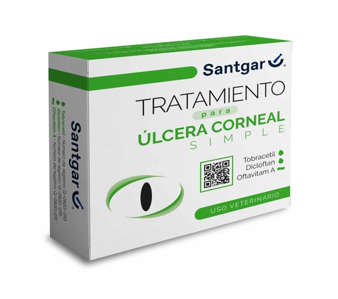 Tratamiento para úlcera corneal simple