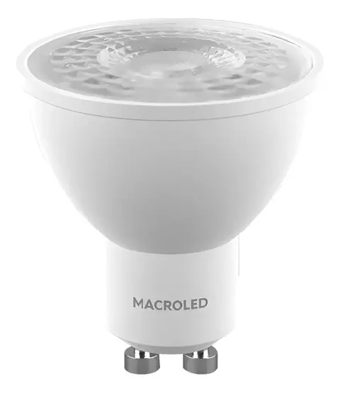 Lámpara LED dicroica luz fría Macroled 7W GU10 - comprar online