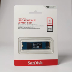 SSD M.2 1TB SANDISK PLUS NVME PCIE GEN3.0 SDSSDA3N-1T00-G26 3200MB/s
