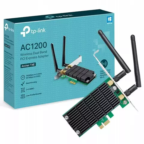 WIR. ADAPTADOR PCI EXP. TP-LINK ARCHER T4E DUAL BAND AC1200