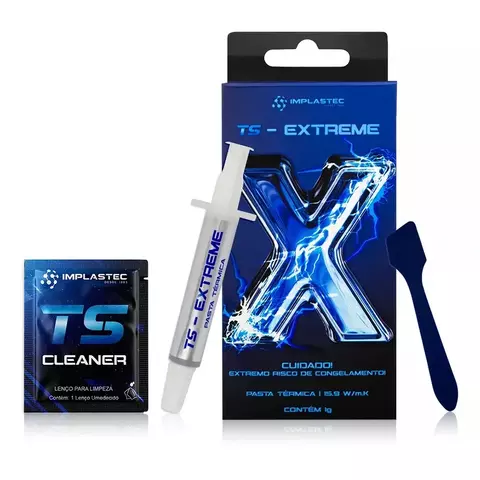 PASTA TÉRMICA SERINGA 1G TS EXTREME IMPLASTEC