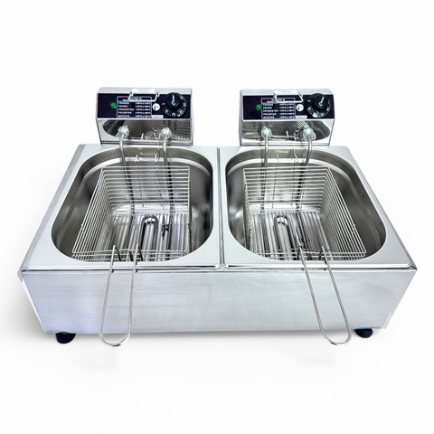 FRITADEIRA 16L 2 CUBAS 220V