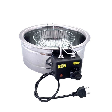 Tacho Elétrico Profissional 8L CF 220V – Aquecimento Rápido, Alta Capacidade e Controle de Temperatura