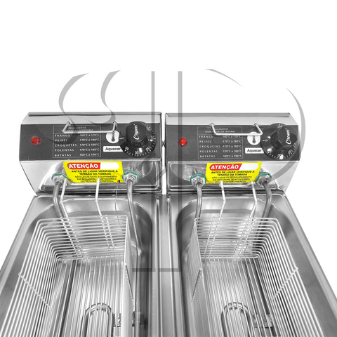 FRITADEIRA 2 CUBAS 6L