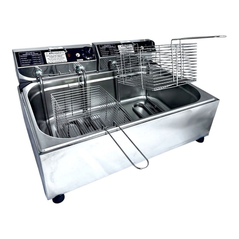 FRITADEIRA 16L 2 CUBAS 127V