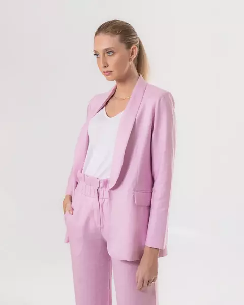 BLAZER ALFAIATARIA CLÁSSICO LILAC