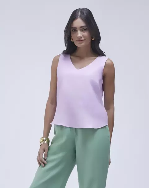 REGATA GOLA V LINHO LILAC - comprar online