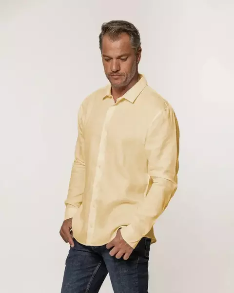 CAMISA LINHO MASCULINA BUTTER