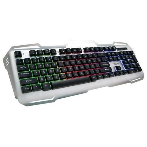 TECLADO GAMER LED RETROILUMINADO METAL USB NKB-K10