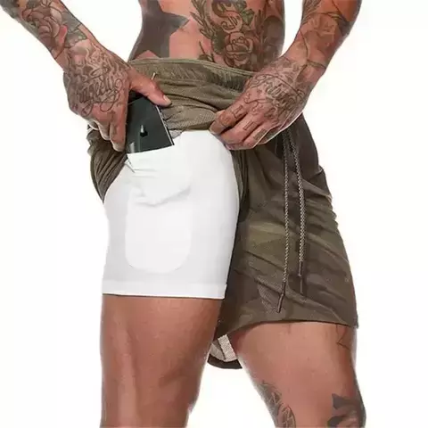 Shorts Para Treino 2 em 1 Esporte Air Effect - Rubi Variedade