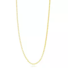 Semijoia Chapas Redondas Lisas 60 CM