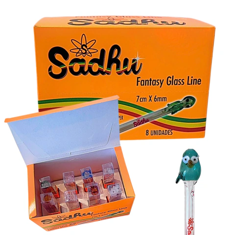 Piteira de Vidro Sadhu Fantasy Caixa com 8 un Sortidas