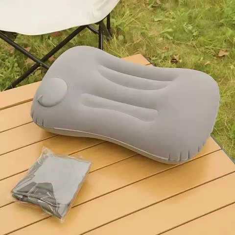 Travesseiro de viagem inflável ultra macio e confortável para um bom descanso