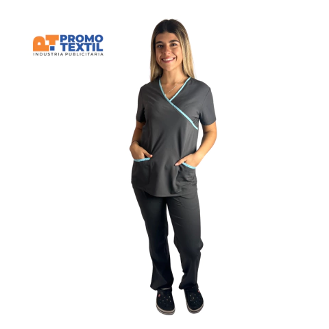 Ambo Elastizado con Vivos Femenino