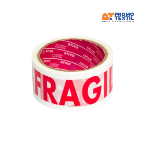 Cinta Adhesiva Impresa Frágil Stiko - comprar online