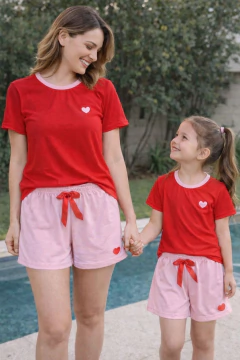 Baby Doll Infantil - vermelho