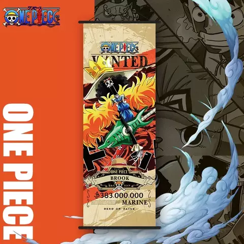 Bandai cartaz de uma peça suspensa imagem luffy nami zoro bidimensional perifé