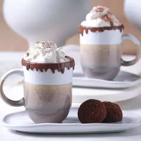 Conjunto com 6 Canecas Coup Stoneware Grande Macchiato 330ml