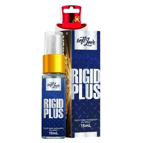 RIGID PLUS ÓLEO PARA MASSAGEM EM SPRAY 15ML SOFT LOVE - GX029