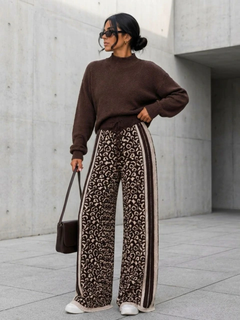 Conjunto Tricot Mousse Animal Print - loja online