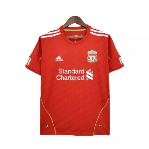 Camisa Retrô Liverpool I 2010/2011 - Masculina - Adidas - Vermelha - comprar online