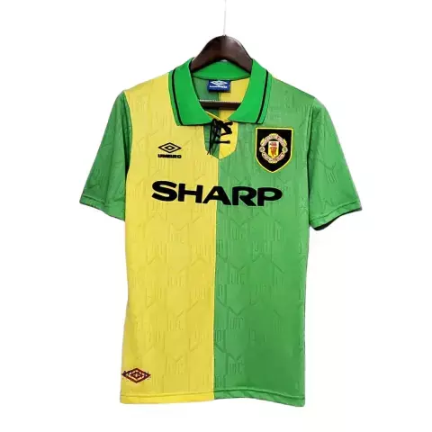 Camisa Retrô Manchester United 1992/1994 - Umbro Masculina - Verde e Amarela - comprar online